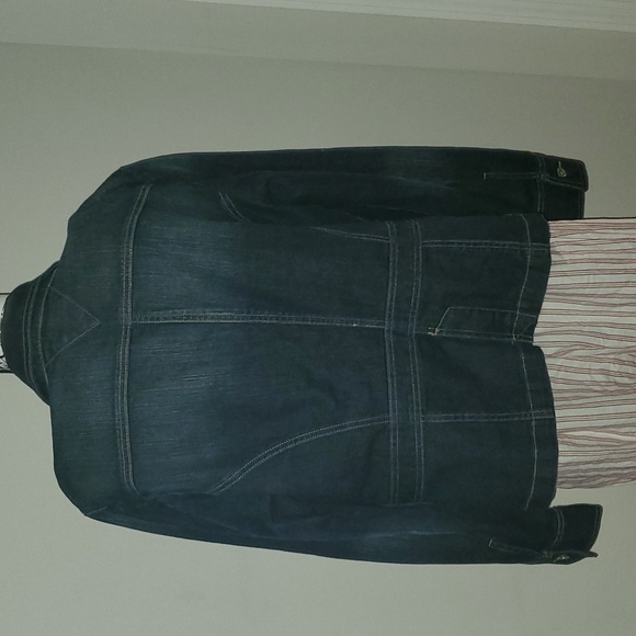 New Tommy Hilfiger Button Down Denim Jean Jacket - Picture 10 of 13